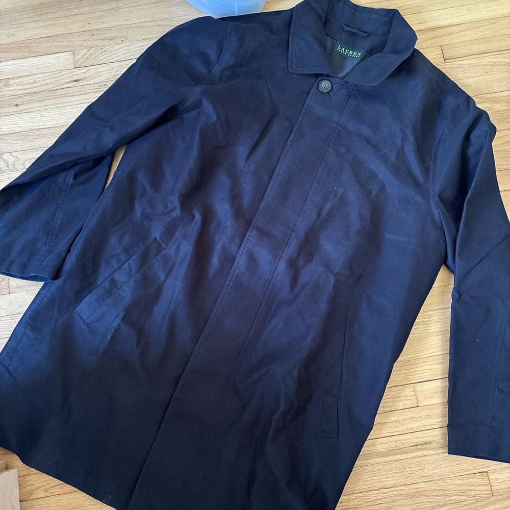 Ralph Lauren Men’s Black Single-Breasted Coat